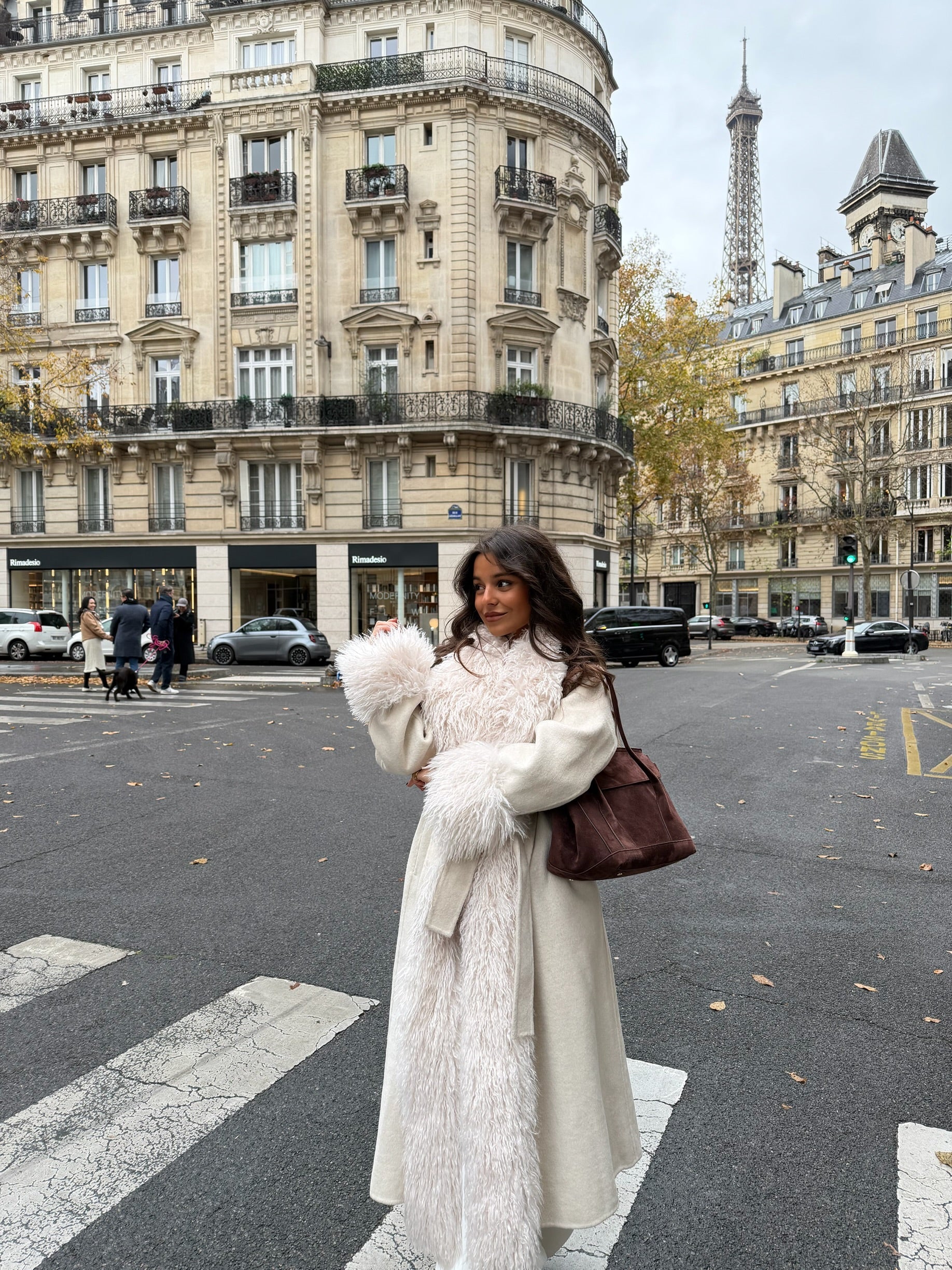 Ophelia Wool Coat in White