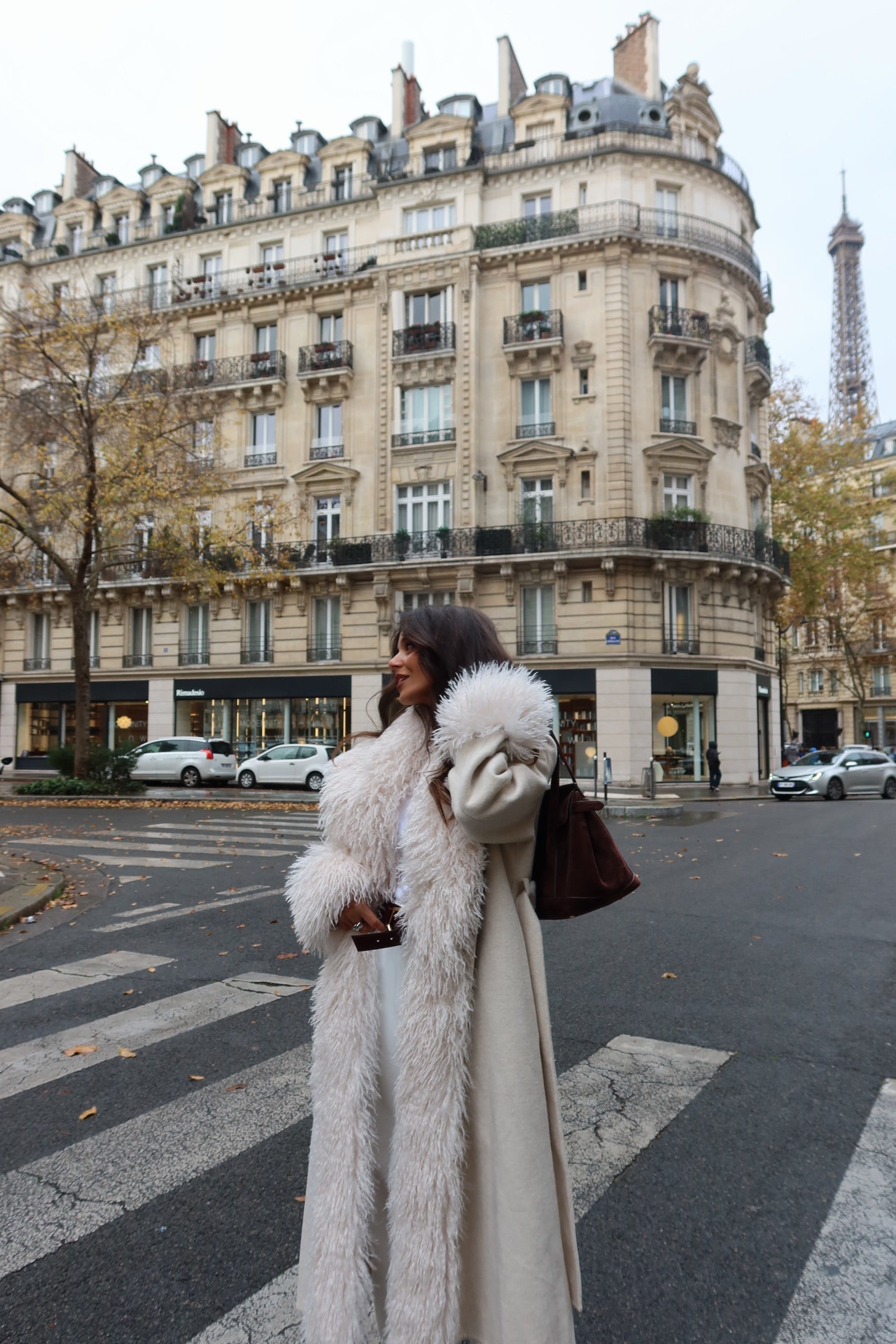 Ophelia Wool Coat in White